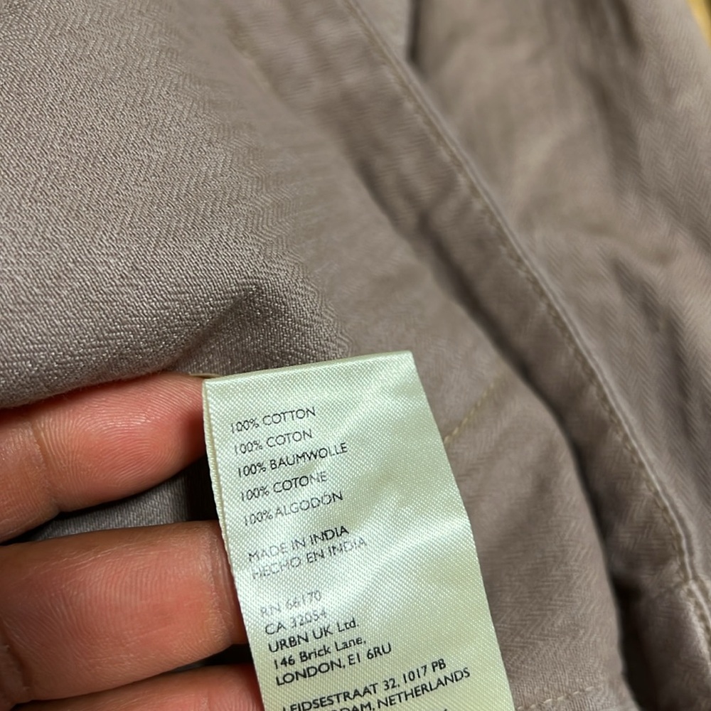 Free people X We the free Women's Purple Utility Jacket size L NWOT - Picture 12 of 13